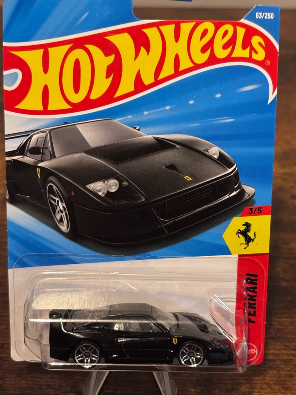 Hot Wheels Ferrari F50 Miniature Car - Black